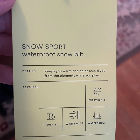 NEW All In Motion - Kids' Waterproof Snow Bib Size Small (6) - Picture 7 of 7